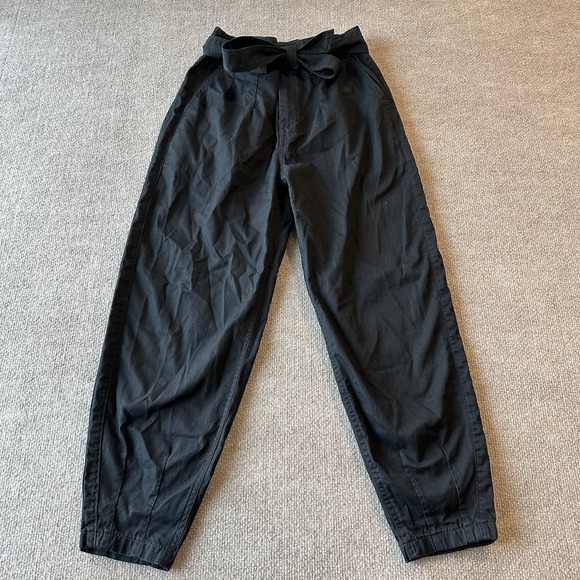 Polo Ralph Lauren Pants - Polo Ralph Lauren Belted Twill Woman's Trousers Black Size 00